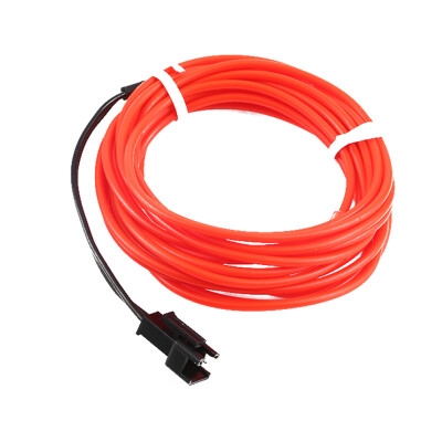 

1M Colorful Flexible EL Wire Tube Rope Neon Light Glow Car Party Decor