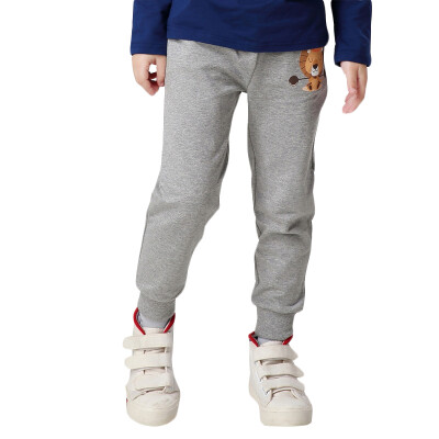 

Xin Song boys light gray casual sports trousers spring and autumn basic sports trousers E041B150