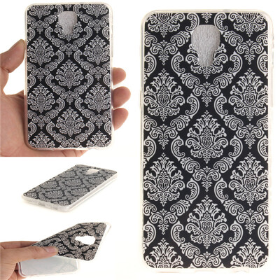 

Totem flowers Pattern Soft Thin TPU Rubber Silicone Gel Case Cover for LG X Screen