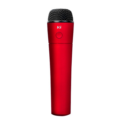 

Ki MU008 smart TV K song wireless Bluetooth charging microphone a drag two black&red double