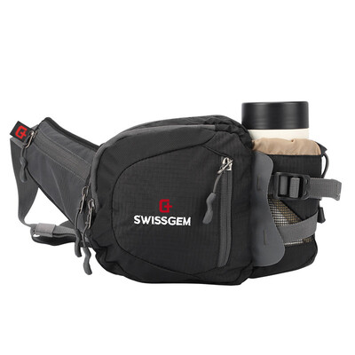 

SVVISSGEM pockets light running fitness pockets mobile phone bag riding exercise kettle student climbing pockets SA-9834 black