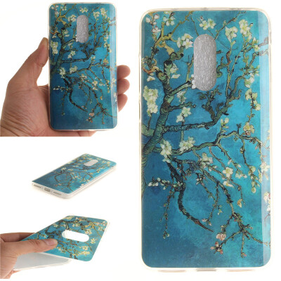 

Apricot tree Pattern Soft Thin TPU Rubber Silicone Gel Case Cover for XIAOMI Note 4