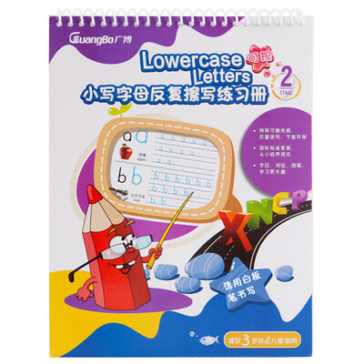 

Обширные (Guangbo) строчные буквы неоднократно стерты Workbook Miaohong книга / Early Learning канцтовары YZ9072-2