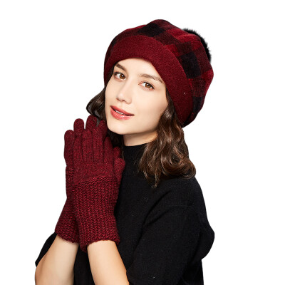 

Jingdong supermarket] Karman (Kenmont) km-2801 autumn and winter outdoor ladies long sleeve thickening warm gloves finger gloves