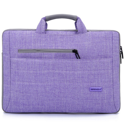 

British (BRINCH) computer bag 15.6 inch Apple Lenovo ASUS Dell portable shoulder notebook computer bag BW-212 light purple