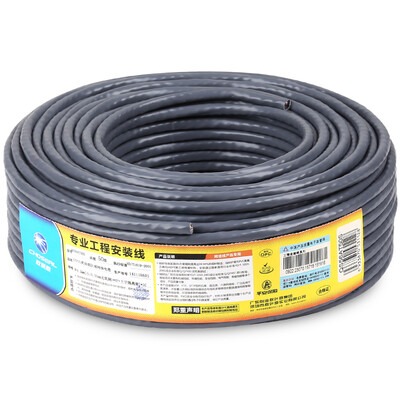 

Akihabara CHOSEAL high-end six-type cable unshielded Gigabit cable GB 057 mm pure copper core professional network gray 50 meters QS56AT50