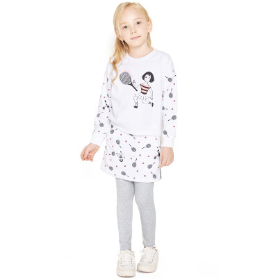 

Balbara (BALABALA) children's clothing girls in the big children's girls children's long sleeves two sets of women spring 28041170104 bleach 160