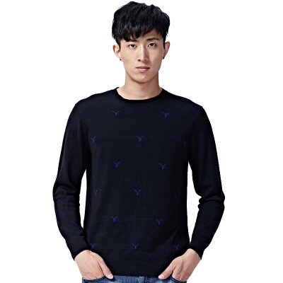 

Dancing with wolves (DANCING WOLVES) round neck long sleeve sweater men 569502009 possession of youth 180 / 96A