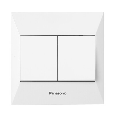 

Panasonic Panasonic 86-type switch socket double open double control switch Jane still series WMW504 elegant white
