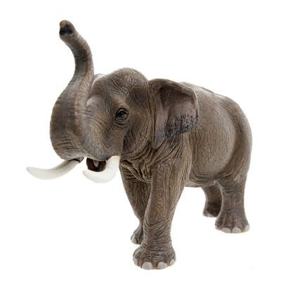 

Schlech Schleich German brand children&39s toys hand-painted animal simulation of wild animals - male elephant old&new mixed SCHC14754