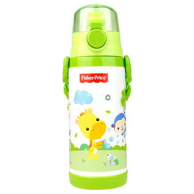 

Fisher-Price мужские и женские студенты из нержавеющей стали кружка перемещения ребенка чашки воды зеленый портативный термальный горшок 350мл