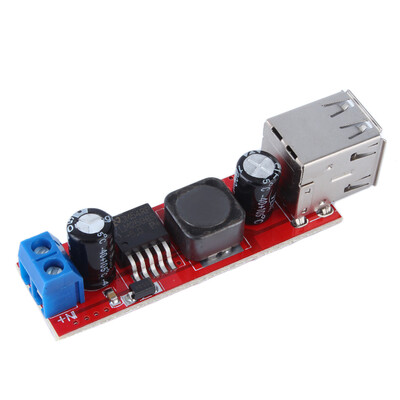 

DC 6V-40V к 5V 3A Двойной USB зарядки DC-DC понижающий модуль преобразователя