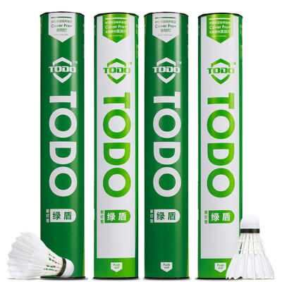 

Tang Dun TODO badminton entry training with resistance to goose feathers badminton blue shield 12 installed