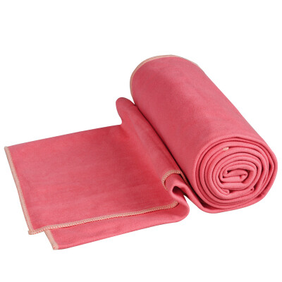 

Hatha He Yiyu Yoga Pajamas Sweating Anti-slip Yoga Mat Blanket Suede Towel Fitness Blossom Red