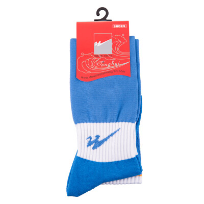 

DOUBLE STAR DAYW-E3762 Children's soccer boots stockings Teenage soccer socks Sports socks Blue