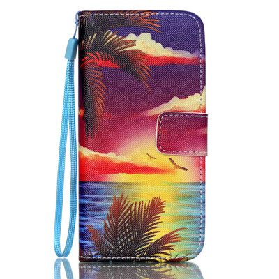

Coconut Water Design PU Leather Flip Cover Wallet Card Holder Case for HUAWEI P8LITE