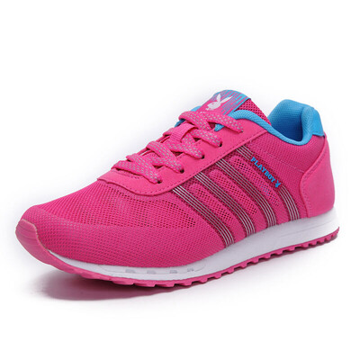

Playboy men's shoes sports shoes outdoor hiking shoes 2017 new couple breathable running shoes 26721673 black female models 36 yards