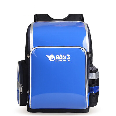 

Choi Kuk children&39s bag boy&39s choice pupils mirror weight loss shoulder bag 1-3-6 grade boys college wind ZG-8508 sky blue