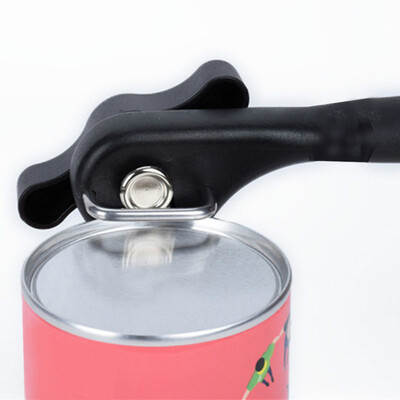 

MyMei High Quality Professional Safety Can Opener Black Tin Kitchen Good Helper Bottle Opener Tool Gadgets Manual Hot