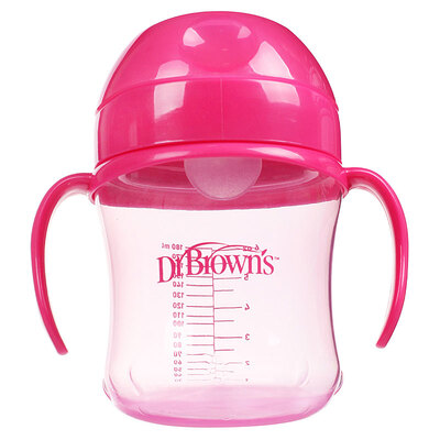 

DrBrown детский стакан 180мл (6 месяцев) TC61001 (розовый)