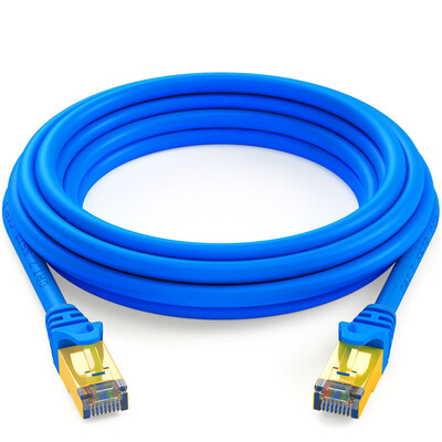 

Shanze (SAMZHE) CAT-705H CAT7 семь категорий инженерного класса на основе позолоченного медного экрана 7 в качестве финишного высокоскоростного сетевых соединительного кабеля сетевого кабеля Black 5 м