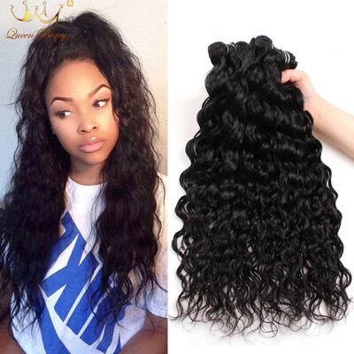 

Brazilian Water Wave Brazilian Virgin Hair Ocean Wave 4pcs Lot Mink Hair Brazillian Curly Wet&Wavy Human Hair Bundles