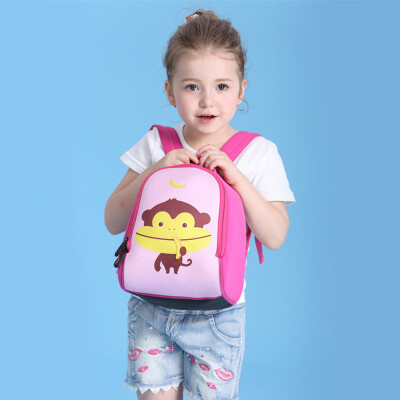 

Children 3D Cute Animal Design Backpack Toddler Kid Neoprene School Bags Kindergarten Cartoon Comfortable Bag