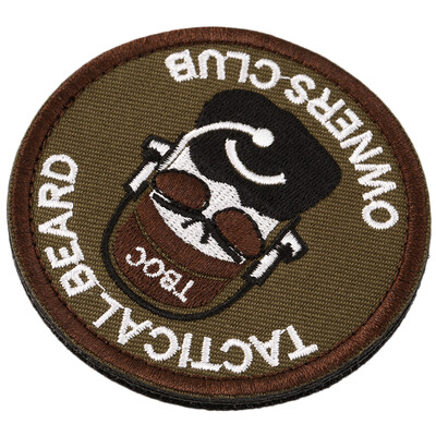 

Новый тактический Борода Owners Club \ "ХЛЕБ MAN \" "ПВХ Armband Мораль Резина Patch"