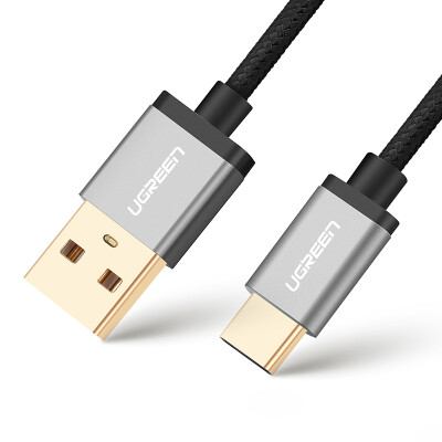 

Green Alliance Type-C data line Эндрюс мобильный телефон зарядный кабель быстрая зарядка USB адаптер зарядное устройство шнур питания поддержка Huawei P9 слава просо 5 музыка как 1 метр 30880 черный