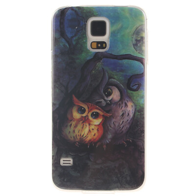 

Oil painting owl Pattern Soft Thin TPU Rubber Silicone Gel Case Cover for SAMSUNG Galaxy S5 I9600