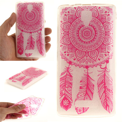 

Rose wind chimes Pattern Soft Thin TPU Rubber Silicone Gel Case Cover for Lenovo A2010