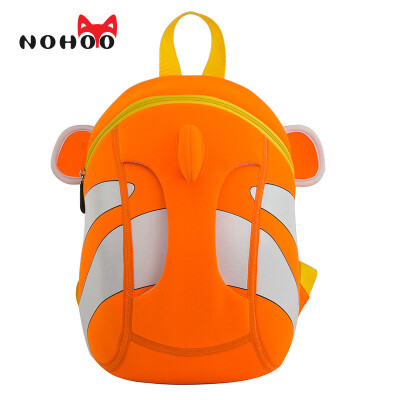 

NOHOO Toddler Kid Children Boy Girl 3D Cartoon Backpack Waterproof Clown Fish School Bags For Teenagers