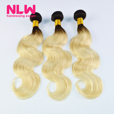 

5 Bundles Colored Brazilian Body Wave Corrugated Sew Ins Virgin Human Hair Extension Strong Machine Sewing Hair Weave Overwatch