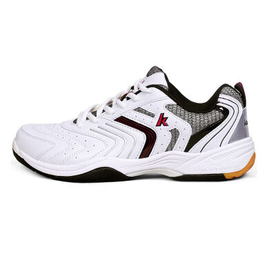 

Jingdong supermarket] Kawasaki Kawasaki badminton shoes damping light anti-skid wear-resistant sports shoes K-018 white 43 yards