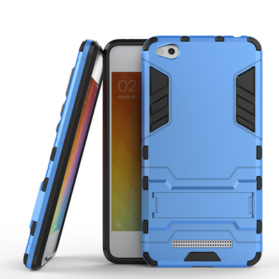 

Синий Slim Robot Armor Kickstand Ударопрочный жесткий корпус из прочной резины для XIAOMI RedMi 4A