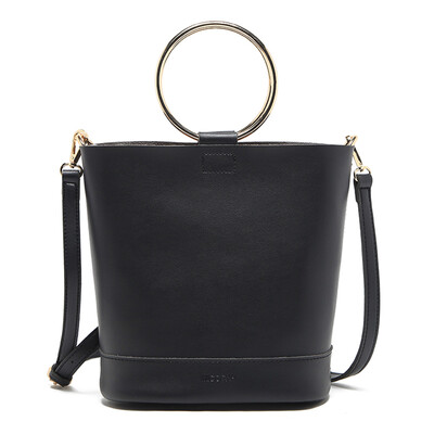 

MICOCAH Brand Fashion Women Bucket Bag 2 шт. Металлическое кольцо Кожа PU Роскошные сумки Женские сумки Дизайнерские женские кожаные сумочки G