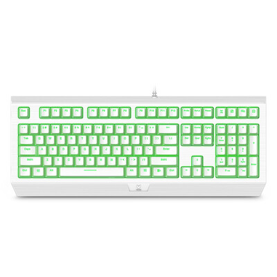 

Лей Бай (Rapoo) V510PRO механической подсветка клавиатуры водонепроницаемых игр игровой клавиатура с подсветкой клавиатура белой синяя ось