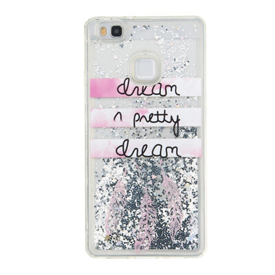 

Dynamic Quicksand Glitter Liquid Soft TPU Case Cover For HUAWEI P9LITE