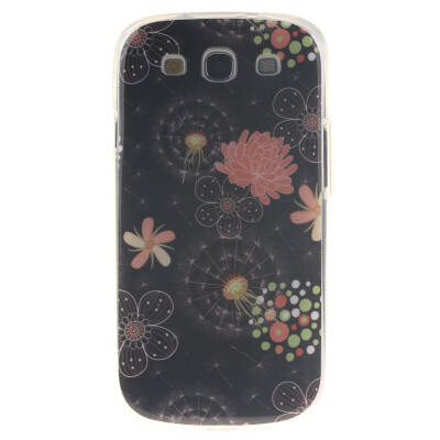 

Colorful flowers Pattern Soft Thin TPU Rubber Silicone Gel Case Cover for SAMSUNG GALAXY SIII I9300