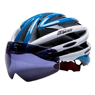 

SAHOO Bicycle Helmet One-piece Mountaineer Helmet With Magnet Glasses