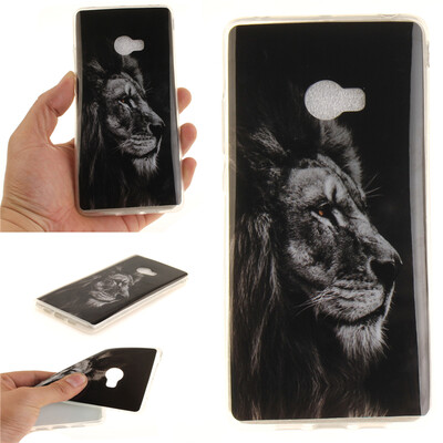 

Black lion Pattern Soft Thin TPU Rubber Silicone Gel Case Cover for XIAOMI Note2