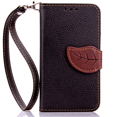 

Black Design PU Leather Flip Cover Wallet Card Holder Case for Nokia Lumia 530