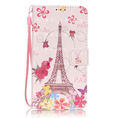 

Eiffel Tower Design PU Leather Flip Cover Wallet Card Holder Case for HUAWEI P9 LITE