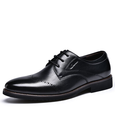 

Golden Monkey JINHOU men&39s fashion business men&39s shoes shoes Bullock carved gentleman lace men&39s shoes Q20026A black 40 yards