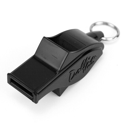 

METAL WDFPSL Dolphin Whistle Silver Gray Basketball Whistle Judgment Football Whistle