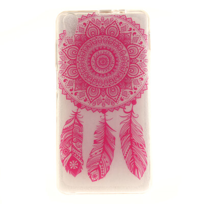 

Rose wind chimes Pattern Soft Thin TPU Rubber Silicone Gel Case Cover for Lenovo S850