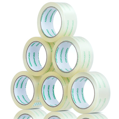 

Deli 33192 high transparency sealing tape 45mm 60m 50um 6 rolls tube