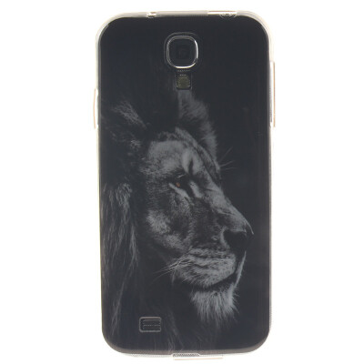 

Black lion Pattern Soft Thin TPU Rubber Silicone Gel Case Cover for SAMSUNG Galaxy S4 I9500