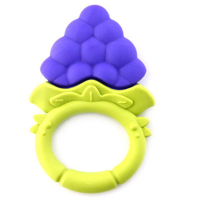 

ANGE baby toothbrush teeth sticks silica gel bite bite fruit teeth teeth bite baby bite bite Korea imported molars toys grapes