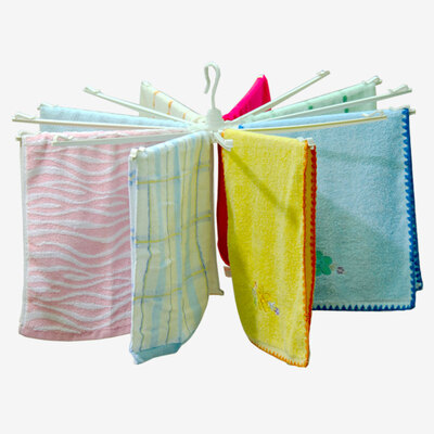 

Bao Yi Ni anti - skid hanger can be rotated towel rack indoor folding rack DQ-1003